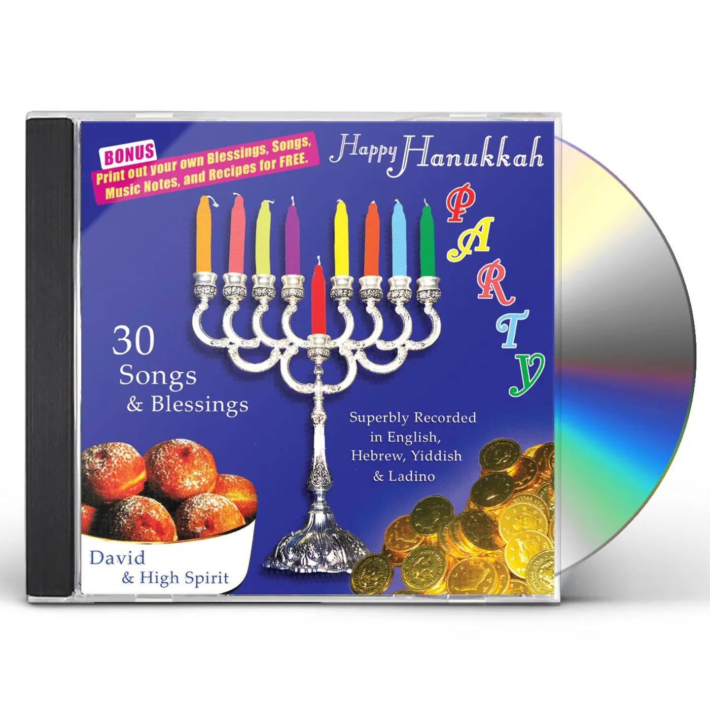David and the High Spirit 301598 REAL COMPLETE HAPPY HANUKKA PARTY CD