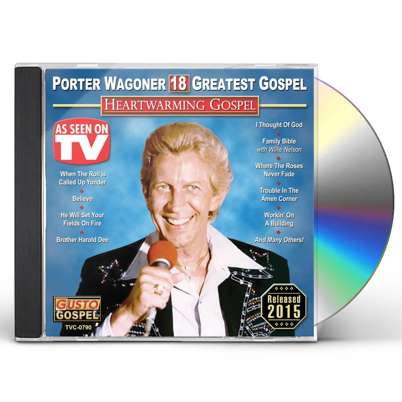 Porter Wagoner HEARTWARMING GOSPEL: 18 GREATEST GOSPEL CD
