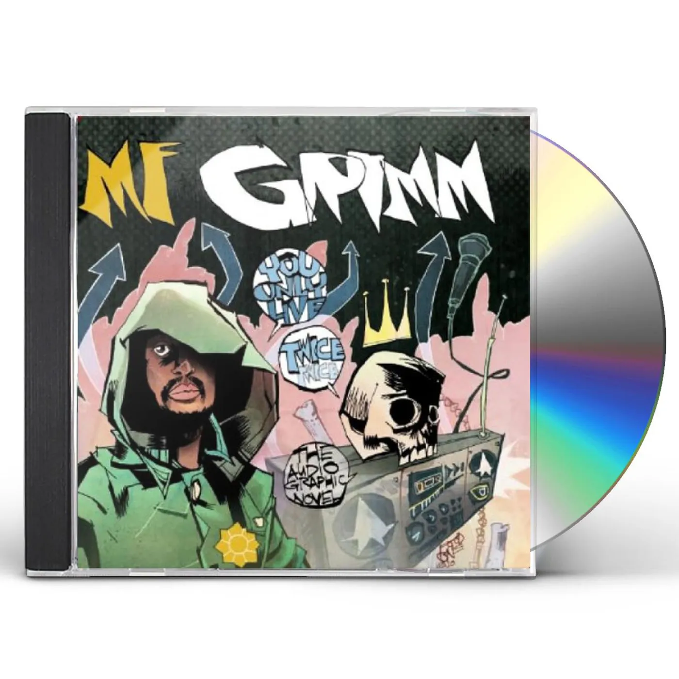 MF Grimm YOU ONLY LIVE TWICE: THE AUDIO GRAPHIC NOVEL CD