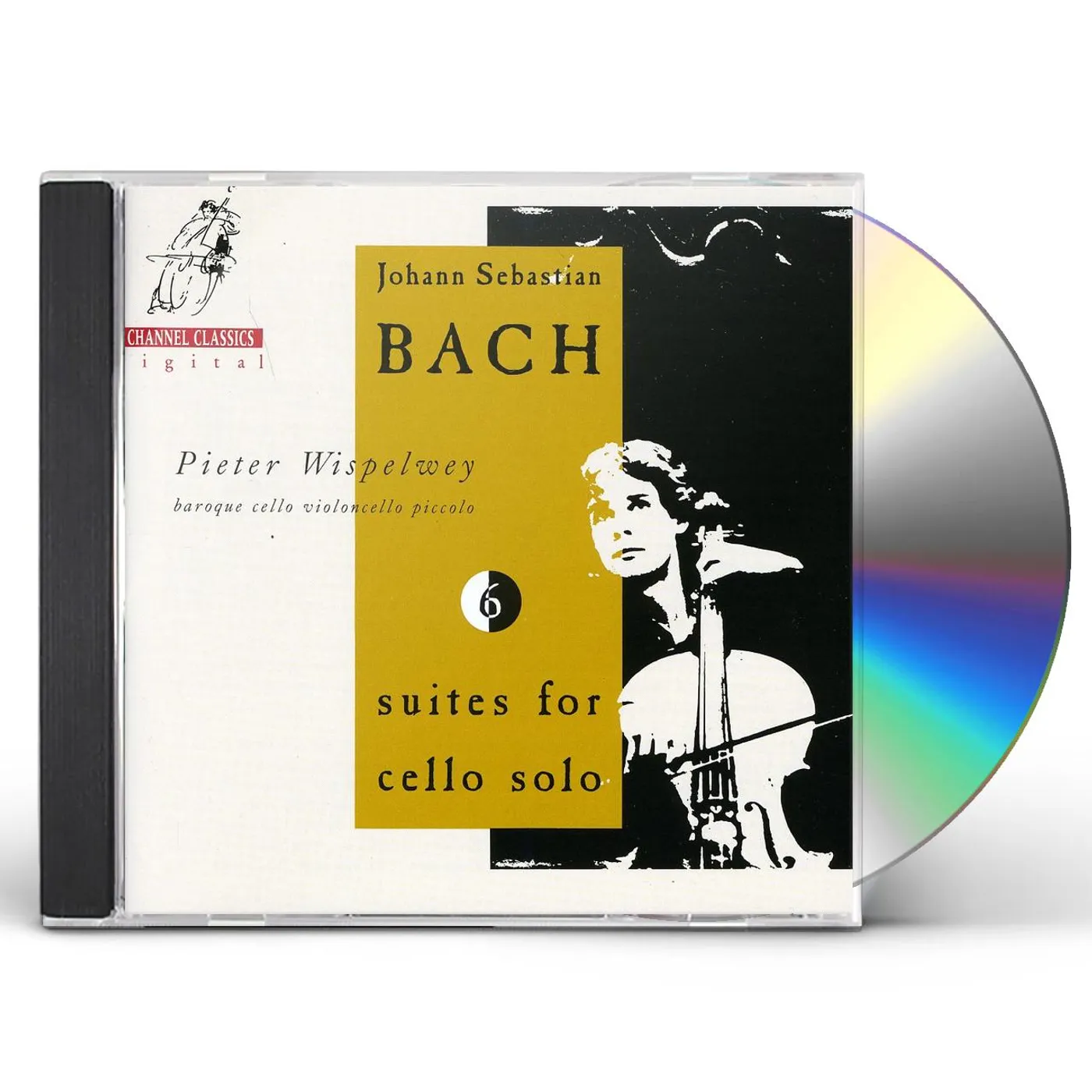 Pieter Wispelwey BACH-6 SUITES FOR VIOLONCELLO SOLO CD