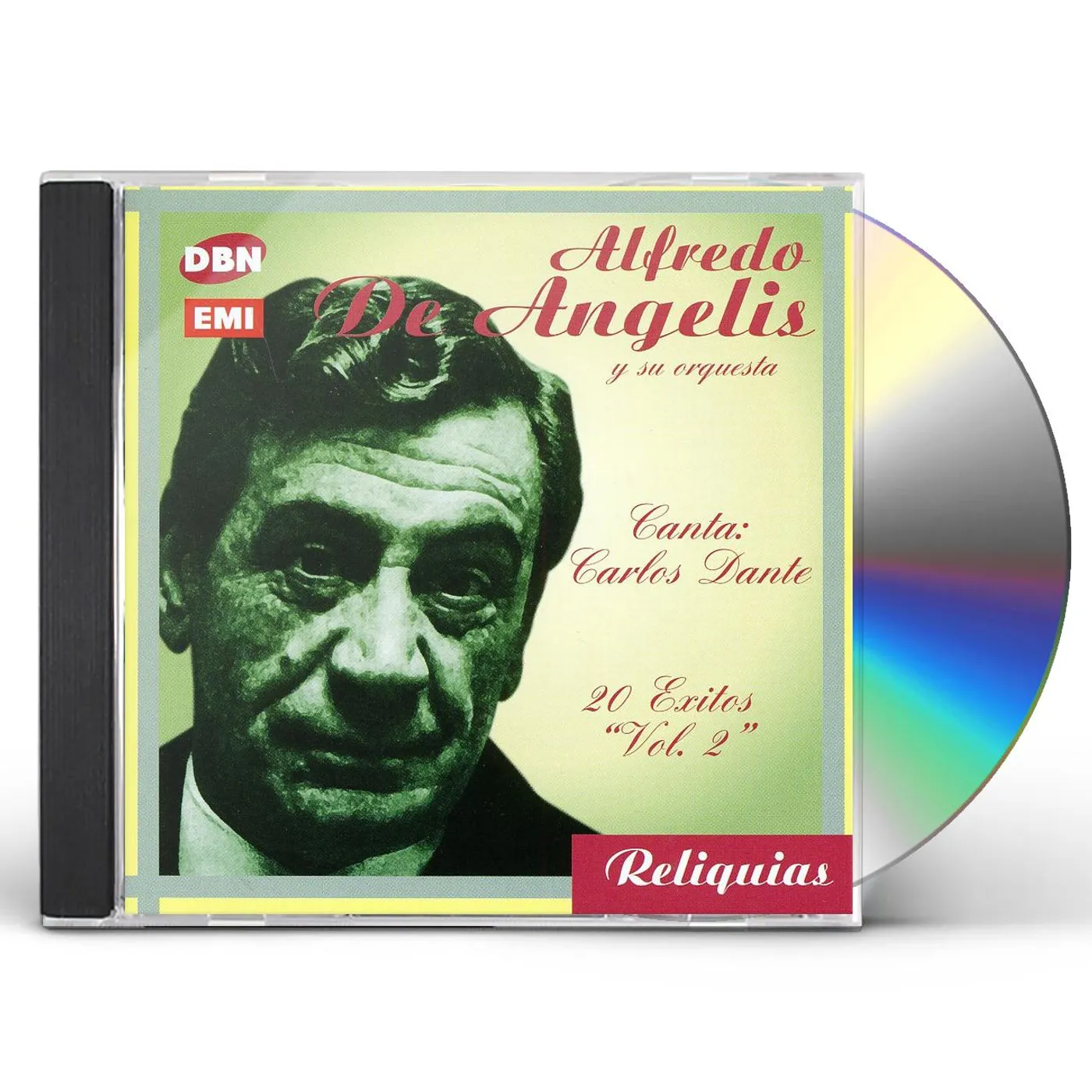 Alfredo De Angelis CANTA CARLOS DANTE: 20 GRANDES EXITOS CD