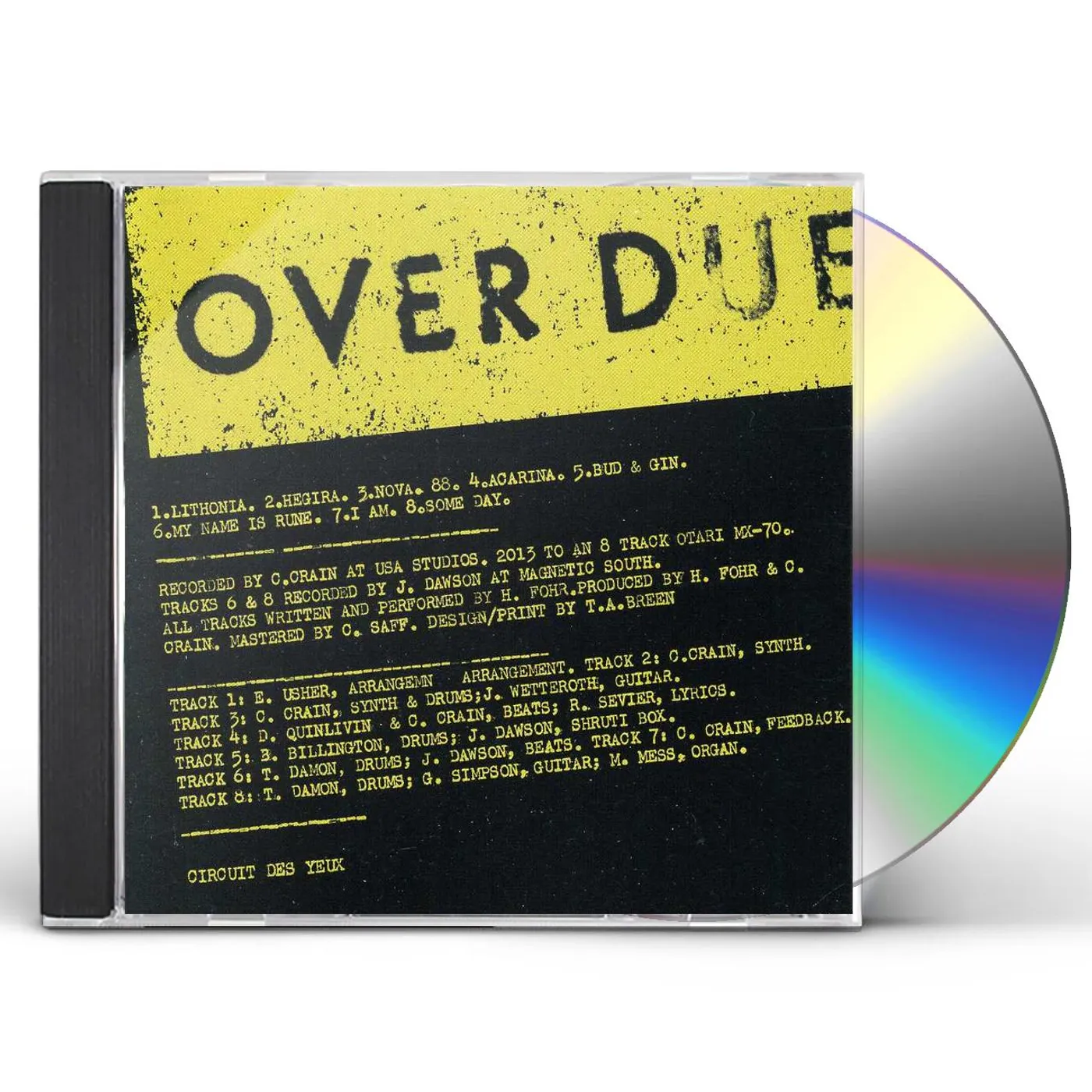 Circuit des Yeux OVERDUE CD