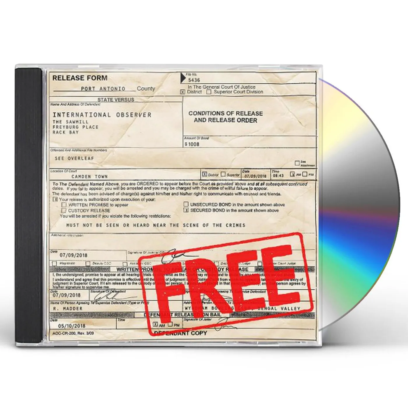 International Observer FREE FROM THE DUNGEONS OF DUB CD