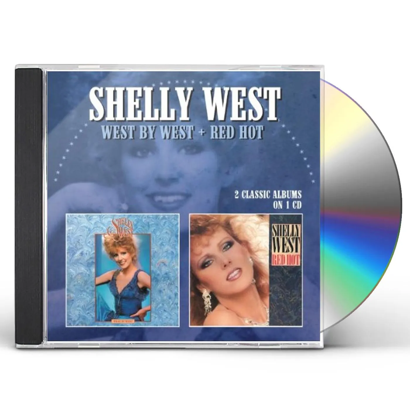 Shelly West WEST BY WEST / RED HOT CD