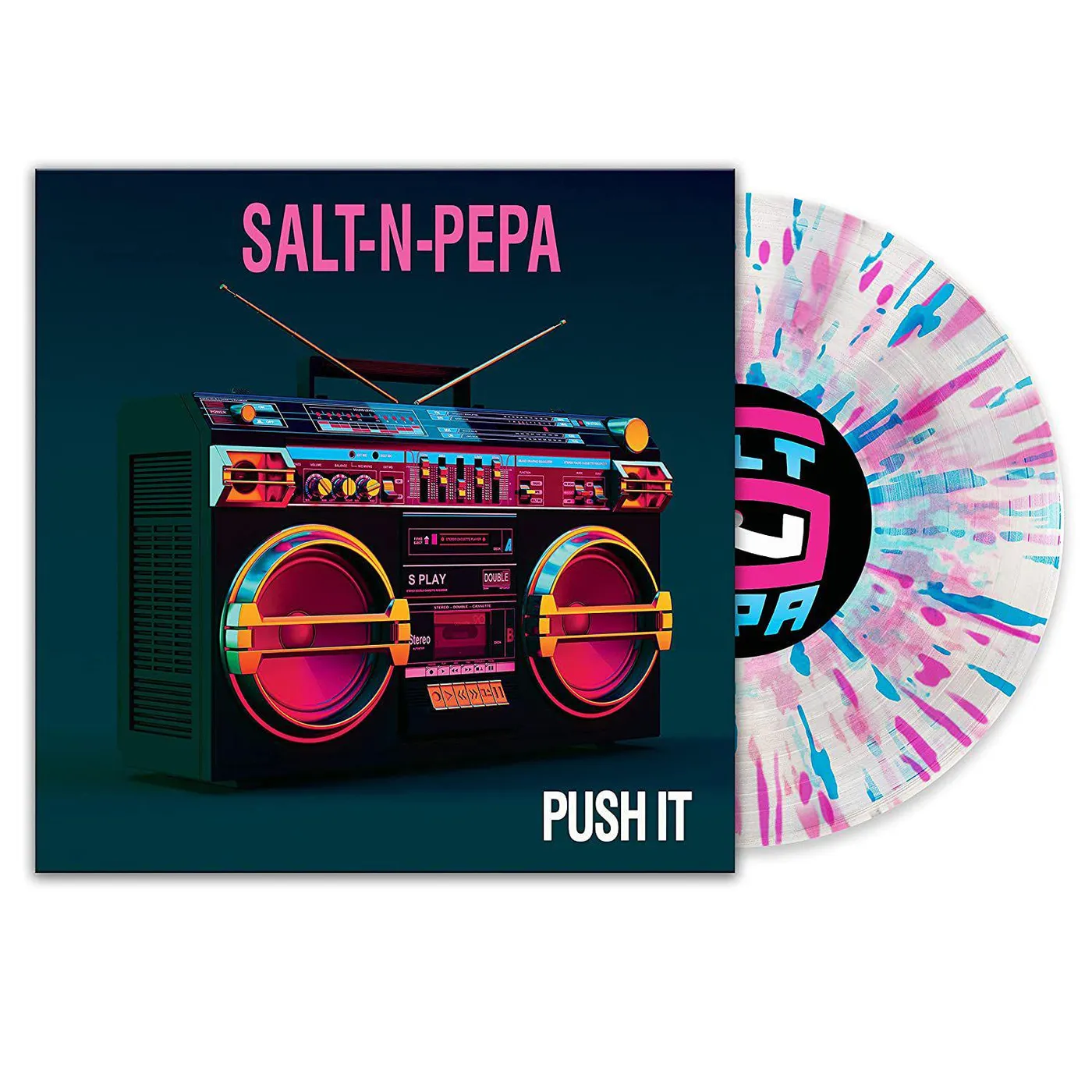 Salt-N-Pepa PUSH IT (CLEAR/PINK/BLUE VINYL/LIMITED) Vinyl Record