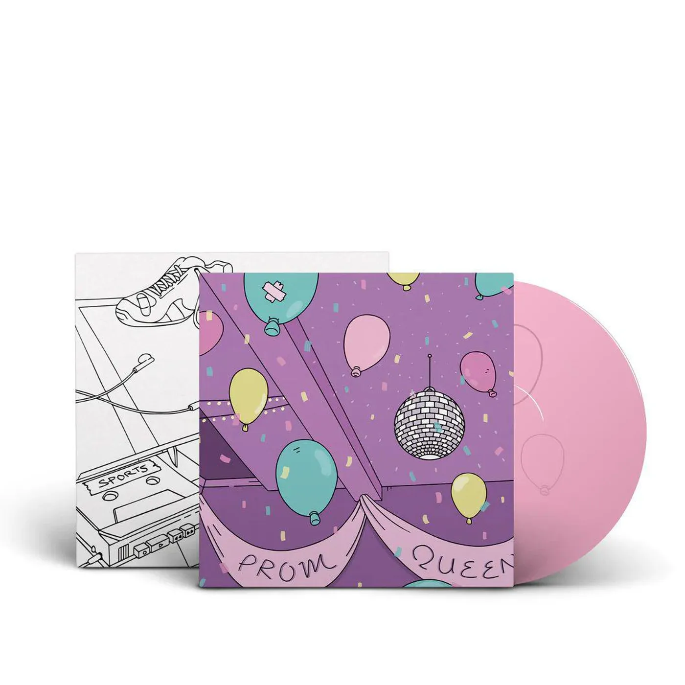 Beach Bunny Prom Queen/Sports EP (Opaque Pink) Vinyl Record