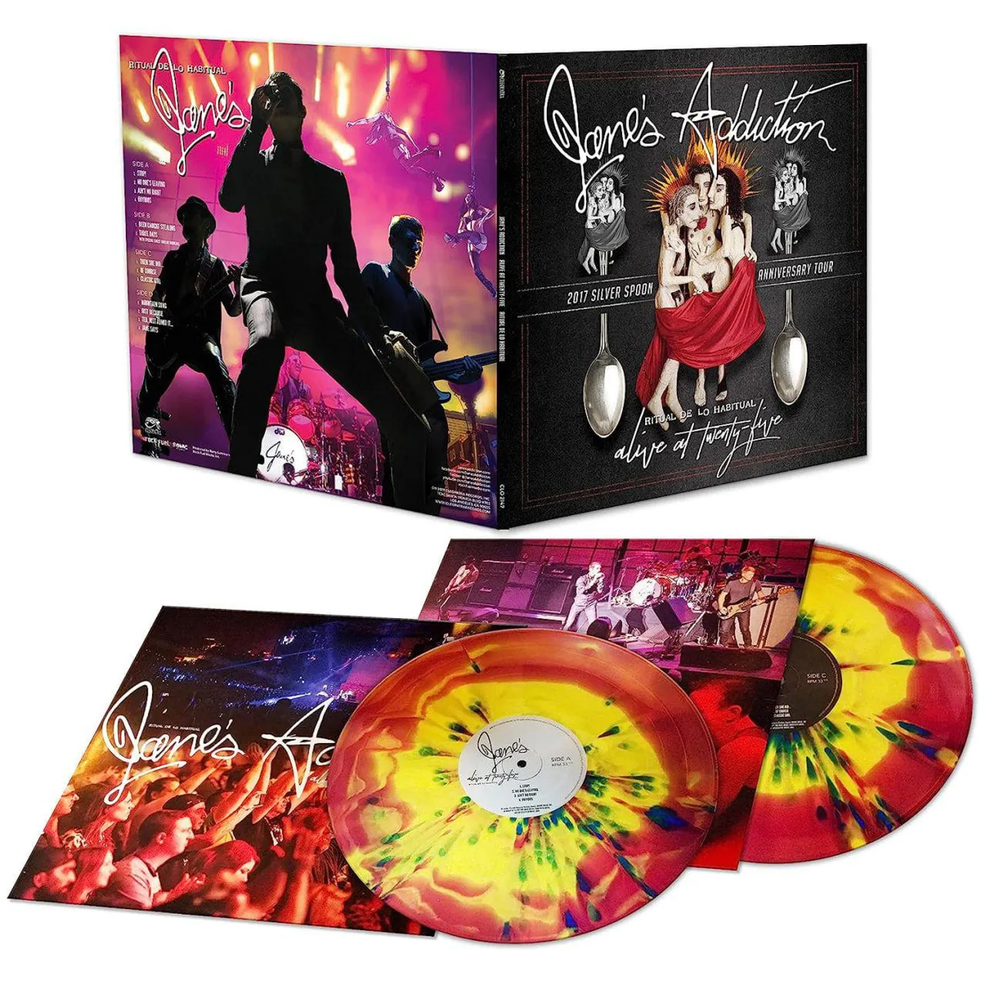 Jane's Addiction Alive at Twenty-Five - Ritual De Lo Habitual Live (Purple & Blue Haze) Vinyl Record