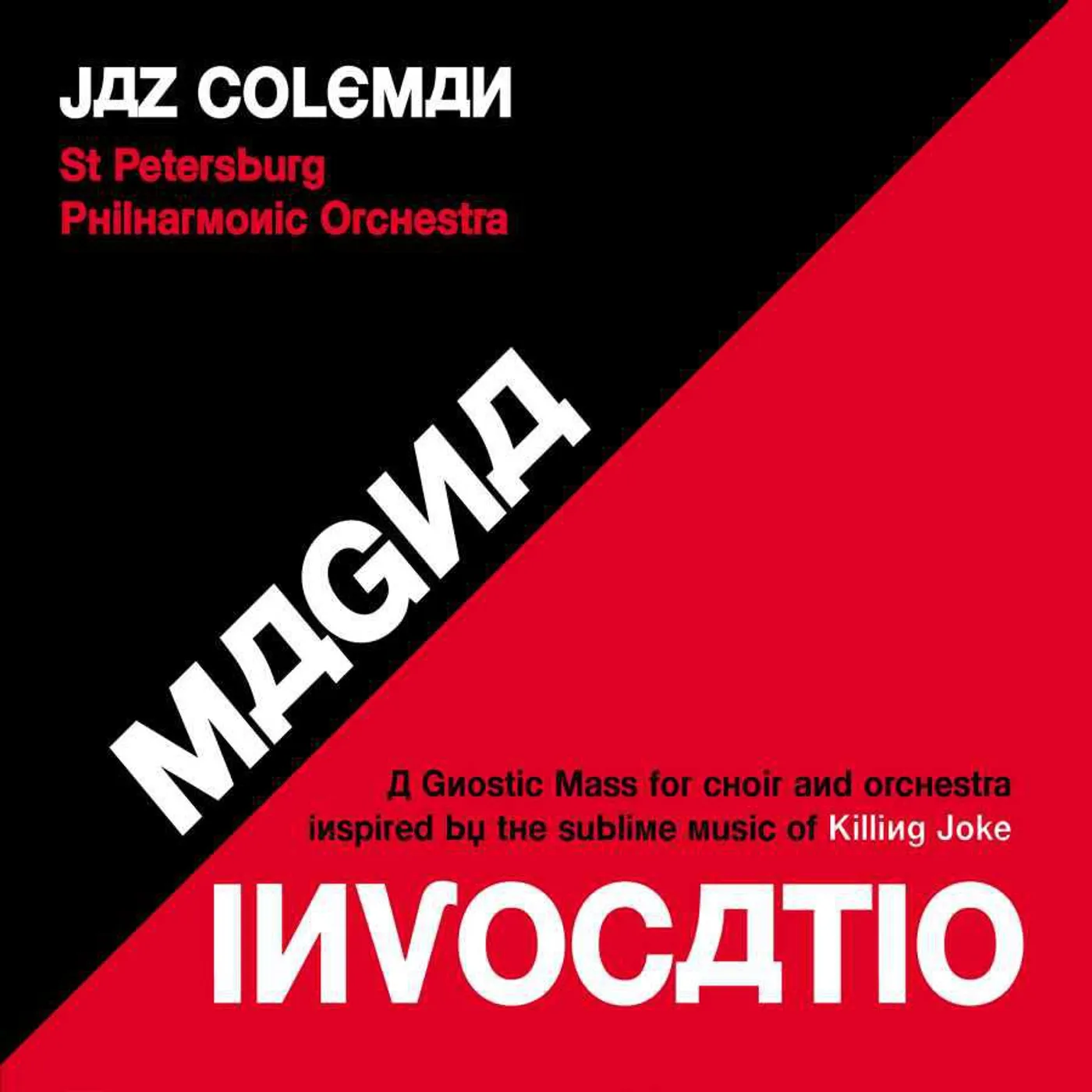 Jaz Coleman Magna Invocatio - A Gnostic Mass... (2LP/Red/Black) Vinyl Record