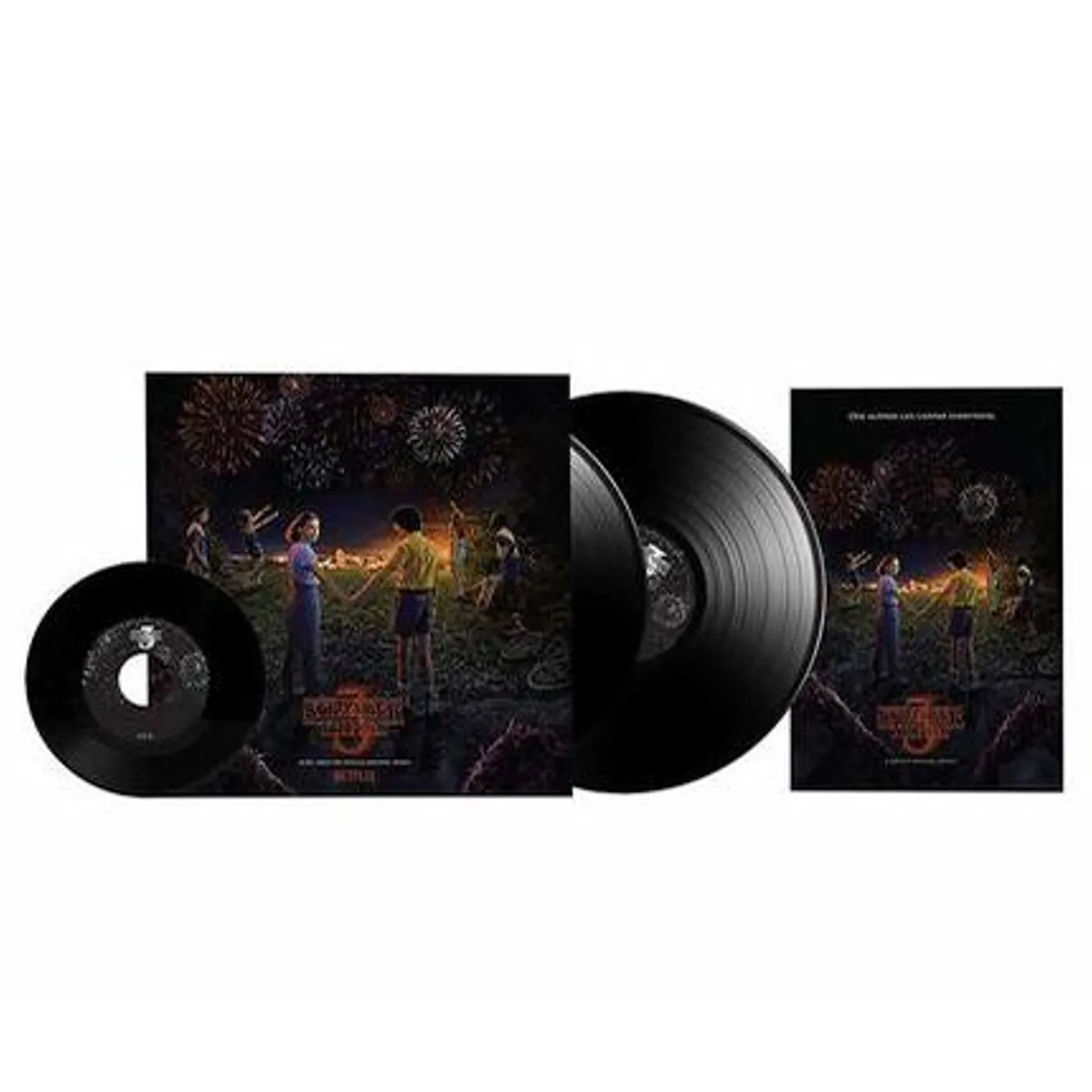 Kyle Dixon & Michael Stein Stranger Things: Soundtrack From The Netflix Original Series, Season 3  (2LP with bonus 7") Vinyl Record