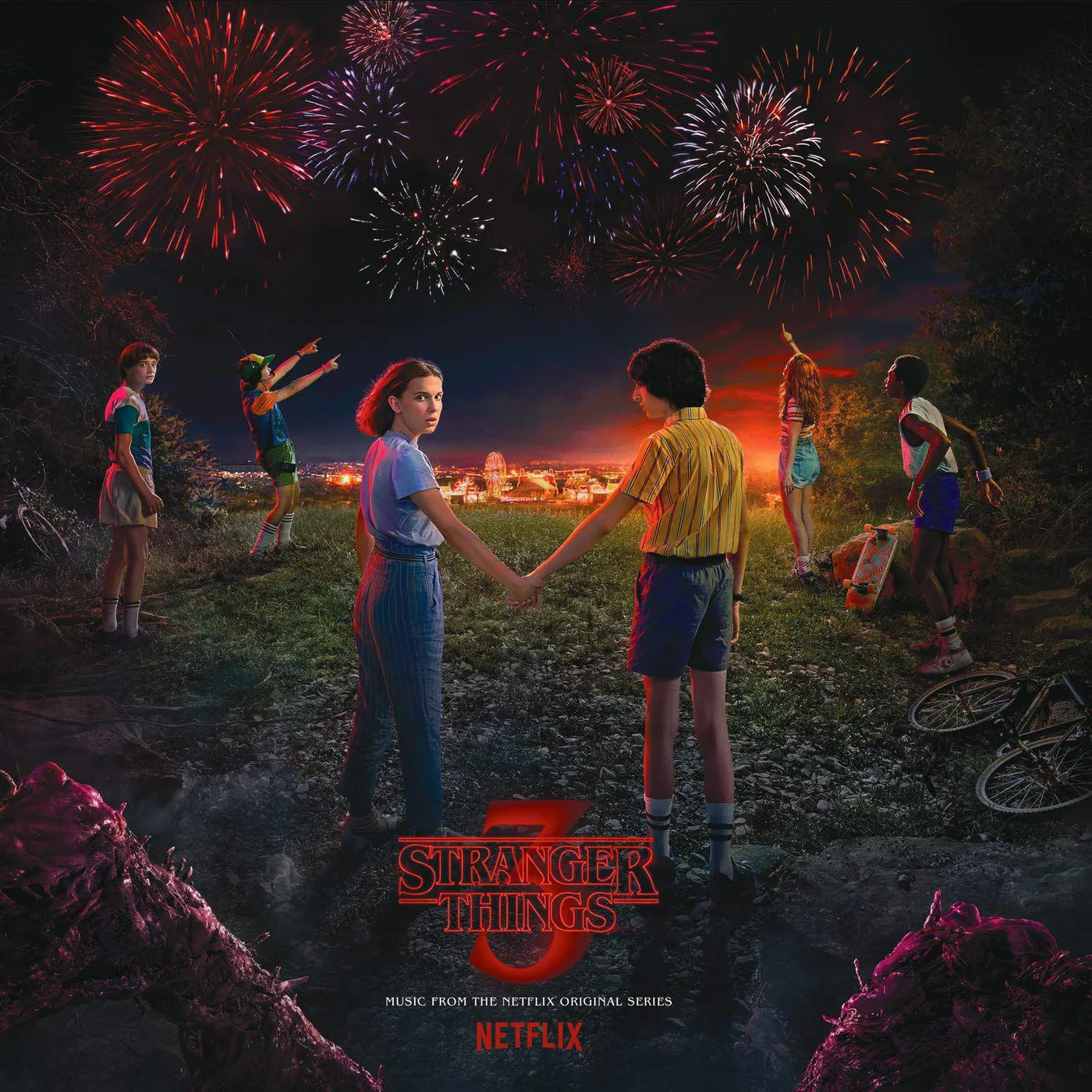 Kyle Dixon & Michael Stein Stranger Things: Soundtrack From The Netflix Original Series, Season 3  (2LP with bonus 7") Vinyl Record