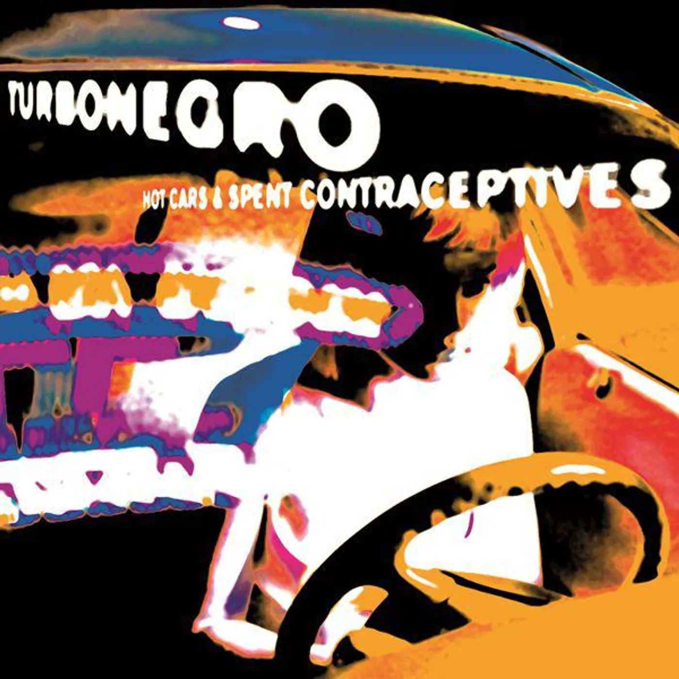 Turbonegro HOT CARS & USED CONTRACEPTIVES (ORANGE/BLACK VINYL) Vinyl Record