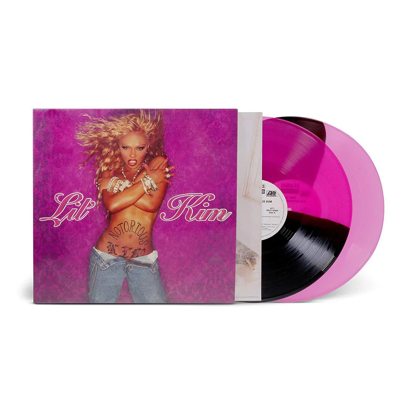 Lil' Kim NOTORIOUS K.I.M. (2LP/PINK/BLACK MIXED VINYL) Vinyl Record