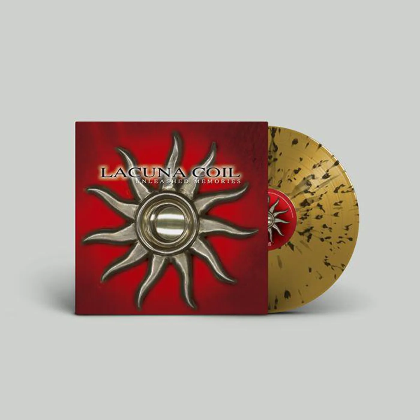 Lacuna Coil UNLEASHED MEMORIES (GOLD/BLACK SPLATTER VINYL) Vinyl Record