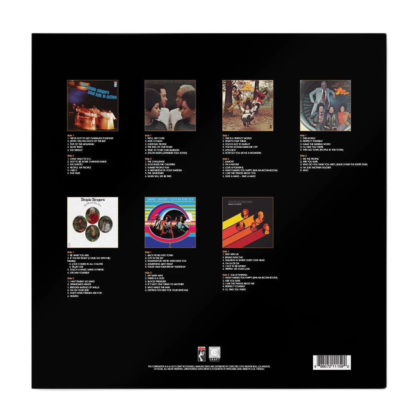 The Staple Singers Come Go With Me: The Stax Collection (Box Set/7LP) Vinyl Record