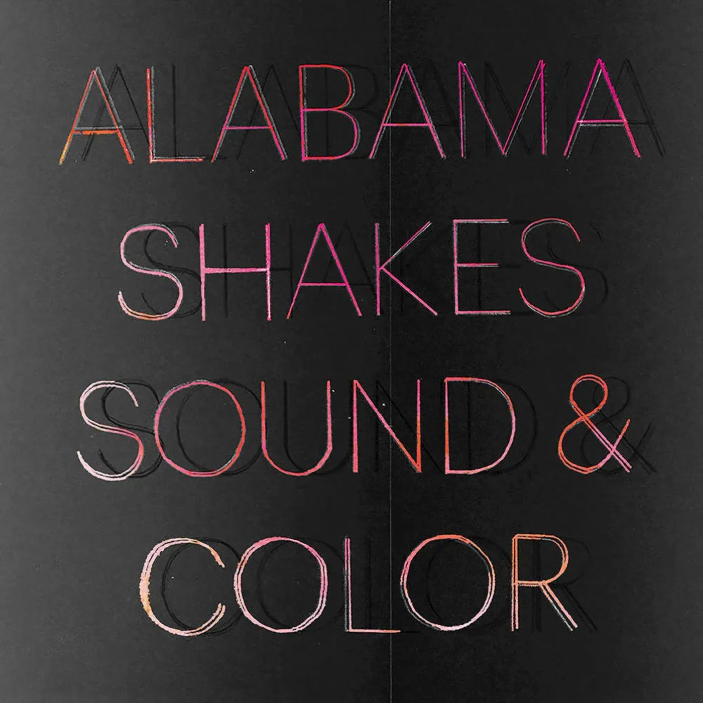Alabama Shakes Sound & Color (Deluxe Edition/2LP/Pink-Black-Magenta Tie-Dyed) Vinyl Record