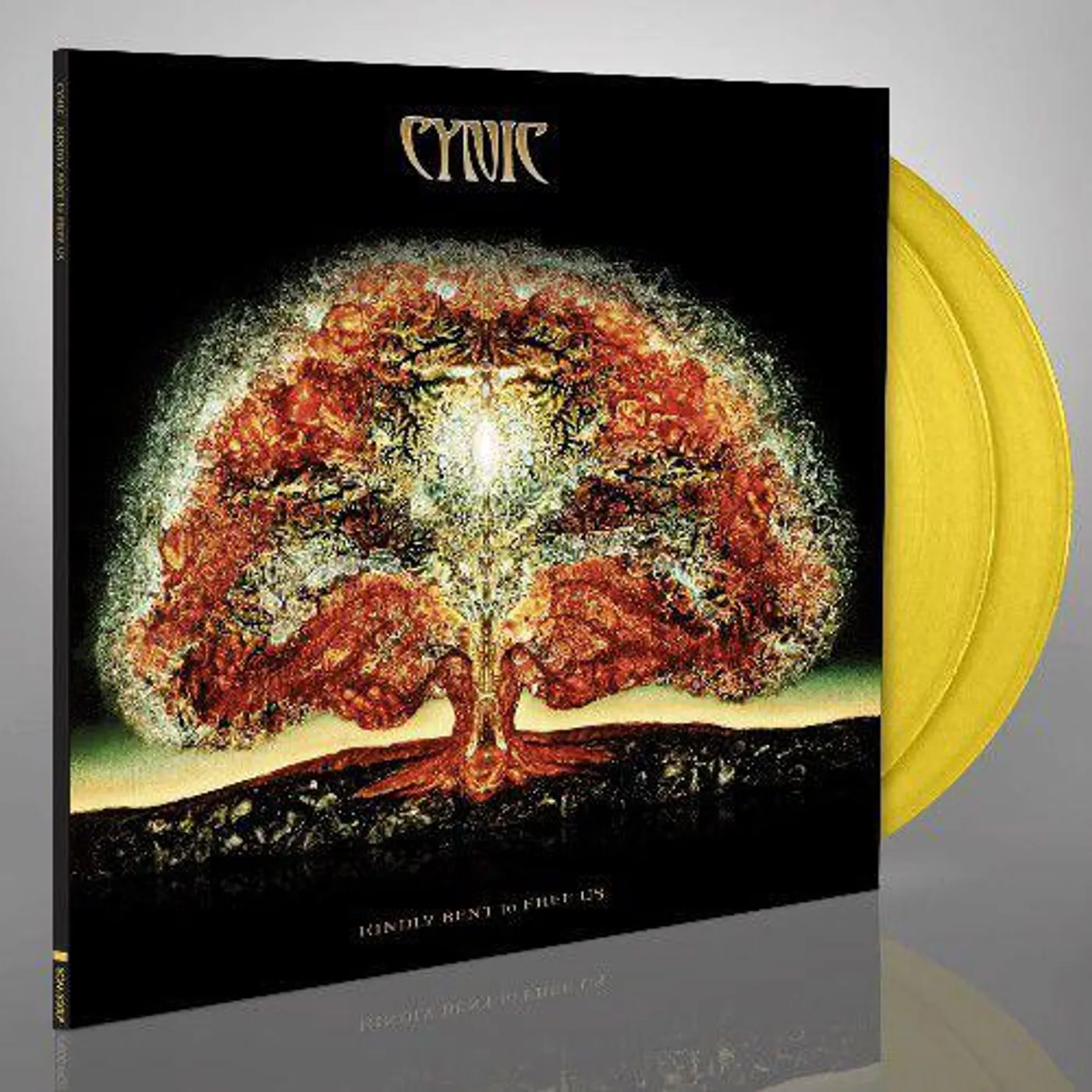 Cynic KINDLY BENT TO FREE US (LTD/YELLOW VINYL/GATEFOLD/2LP) Vinyl Record