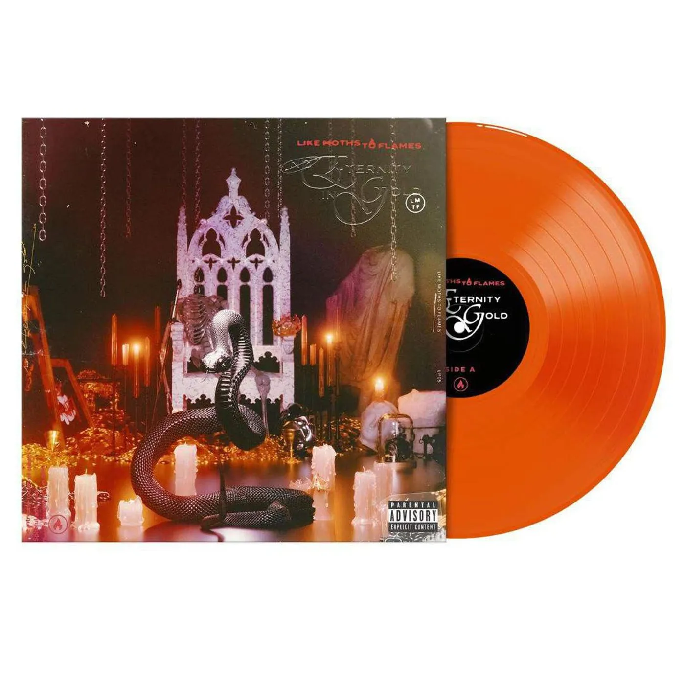 Like Moths To Flames No Eternity In Gold Vinyl Record