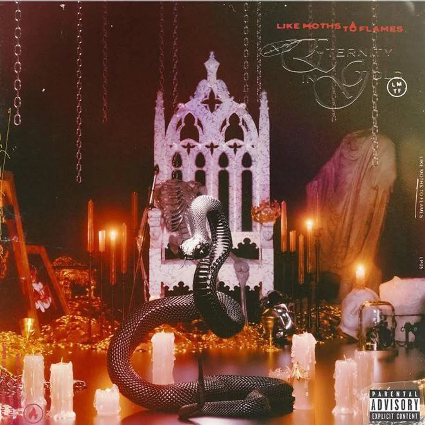 Like Moths To Flames No Eternity In Gold Vinyl Record