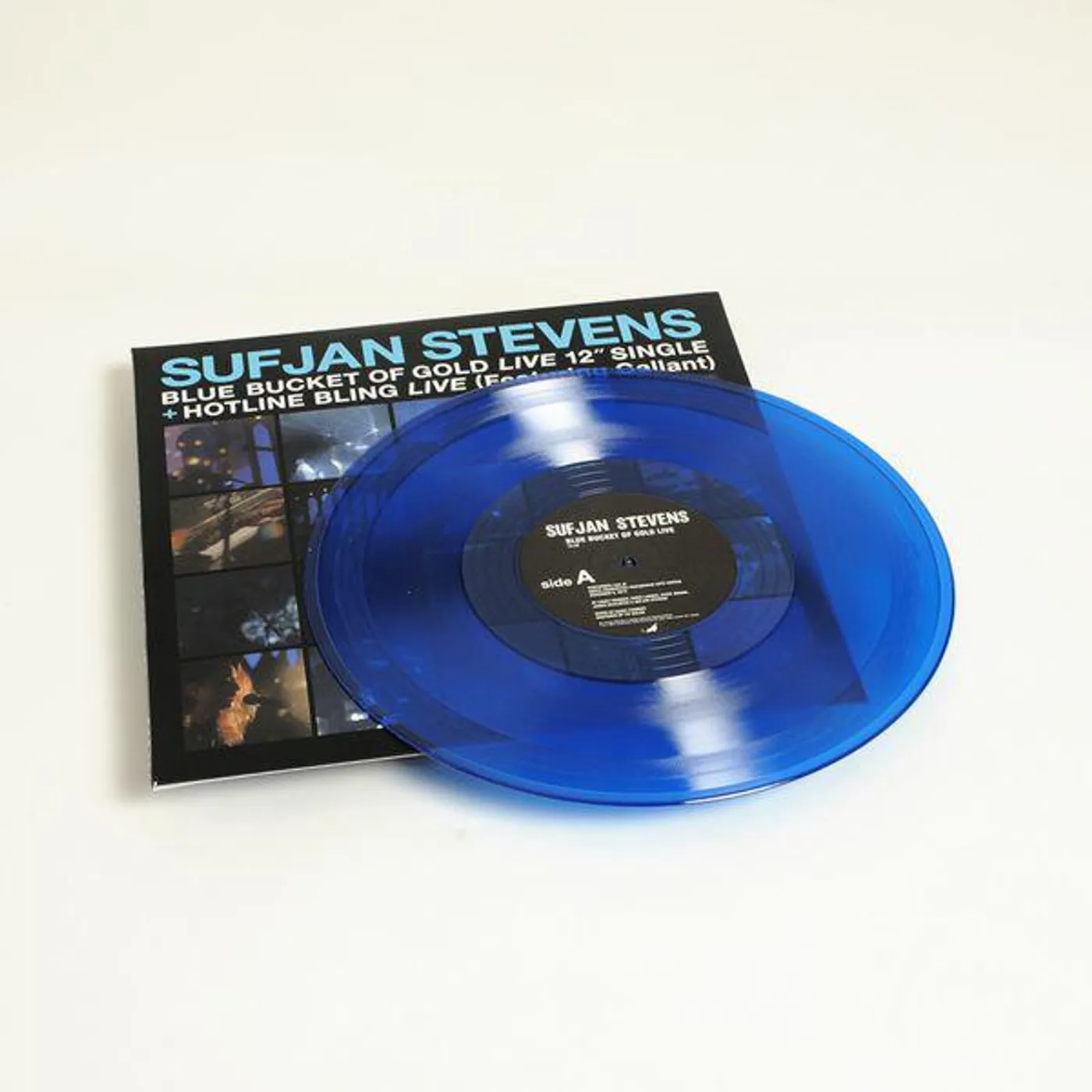 Sufjan Stevens BLUE BUCKET OF GOLD B/W HOTLINE BLING (FEATURING GALLANT) (TRANSLUCENT BLUE VINYL) Vinyl Record