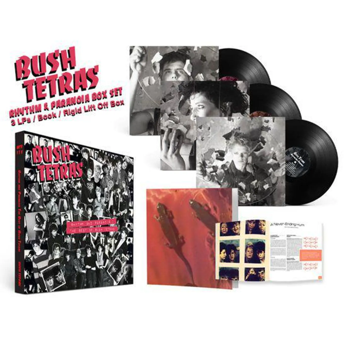 RHYTHM AND PARANOIA: THE BEST OF BUSH TETRAS (3LP/BOOK) Vinyl Record