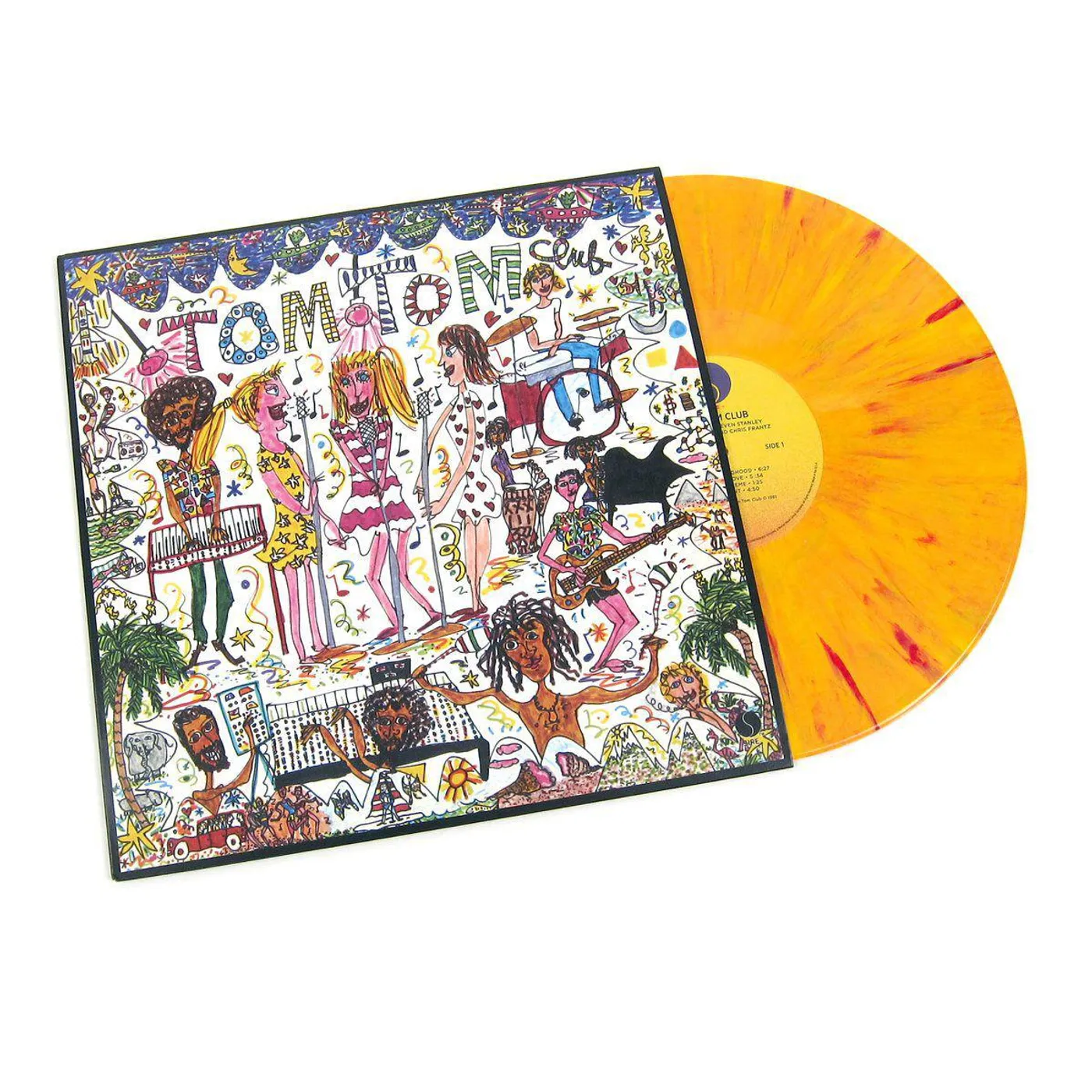 TOM TOM CLUB (TOM TOM CLUB/TROPICAL YELLOW & RED VINYL) Vinyl Record