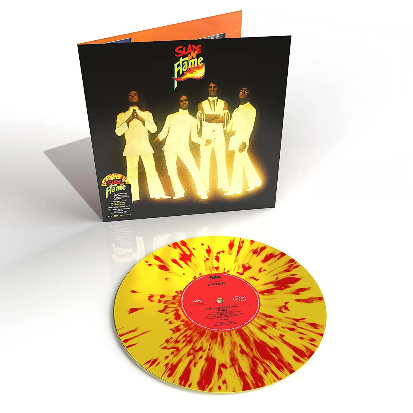 SLADE IN FLAME (YELLOW & RED SPLATTER VINYL/LIMITED EDITION) Vinyl Record