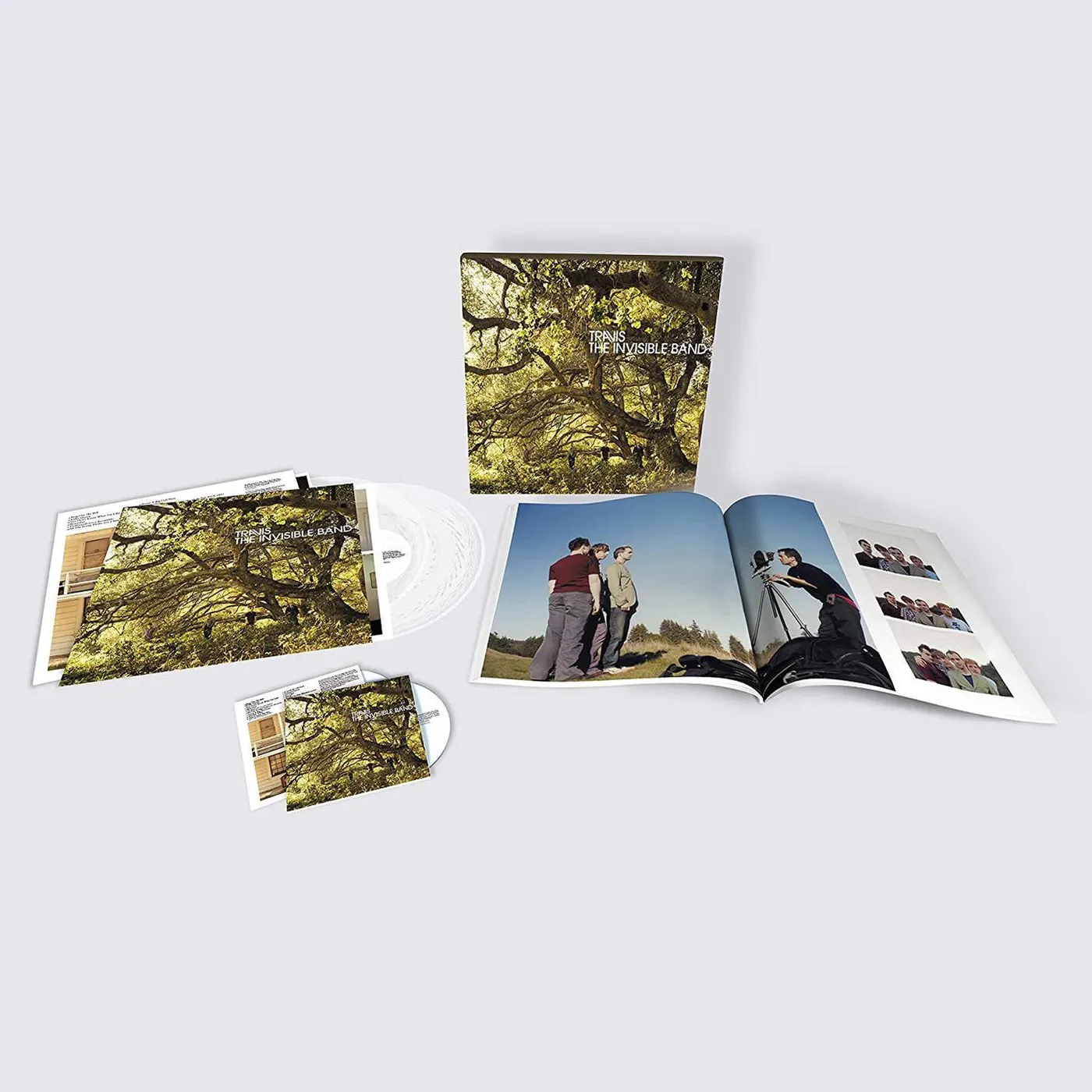 Travis Invisible Band (20TH ANNIVERSARY/DELUXE/2CD/CLEAR VINYL/2LP) (box set) Vinyl Record