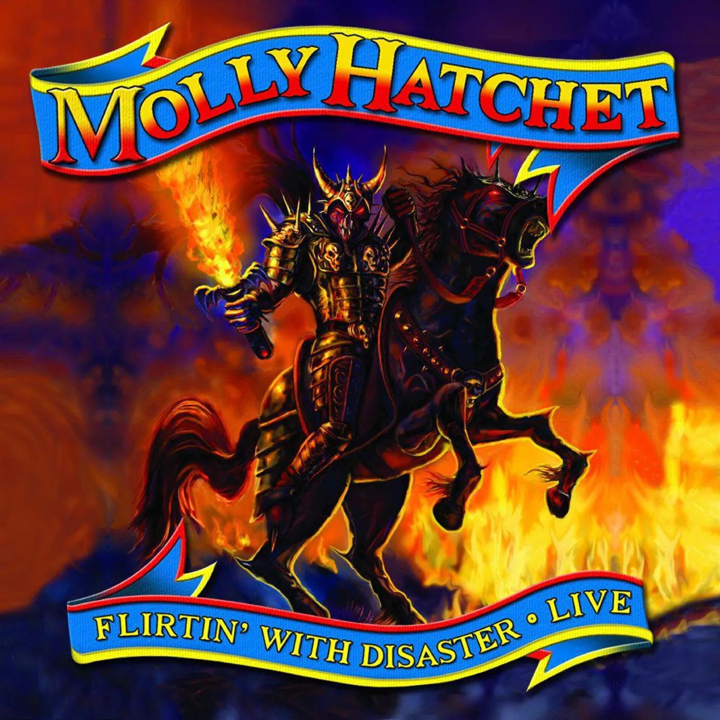 Molly Hatchet LIVE - FLIRTIN WITH DISASTER Vinyl Record
