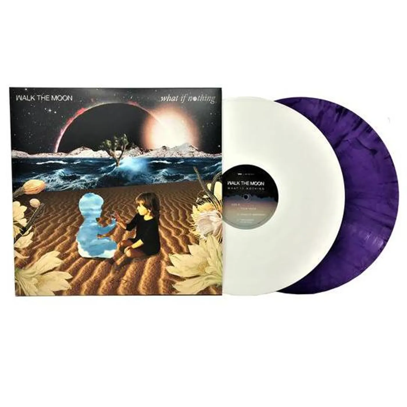 WALK THE MOON What If Nothing (1LP Translucent Purple/1LP Opaque White) Vinyl Record