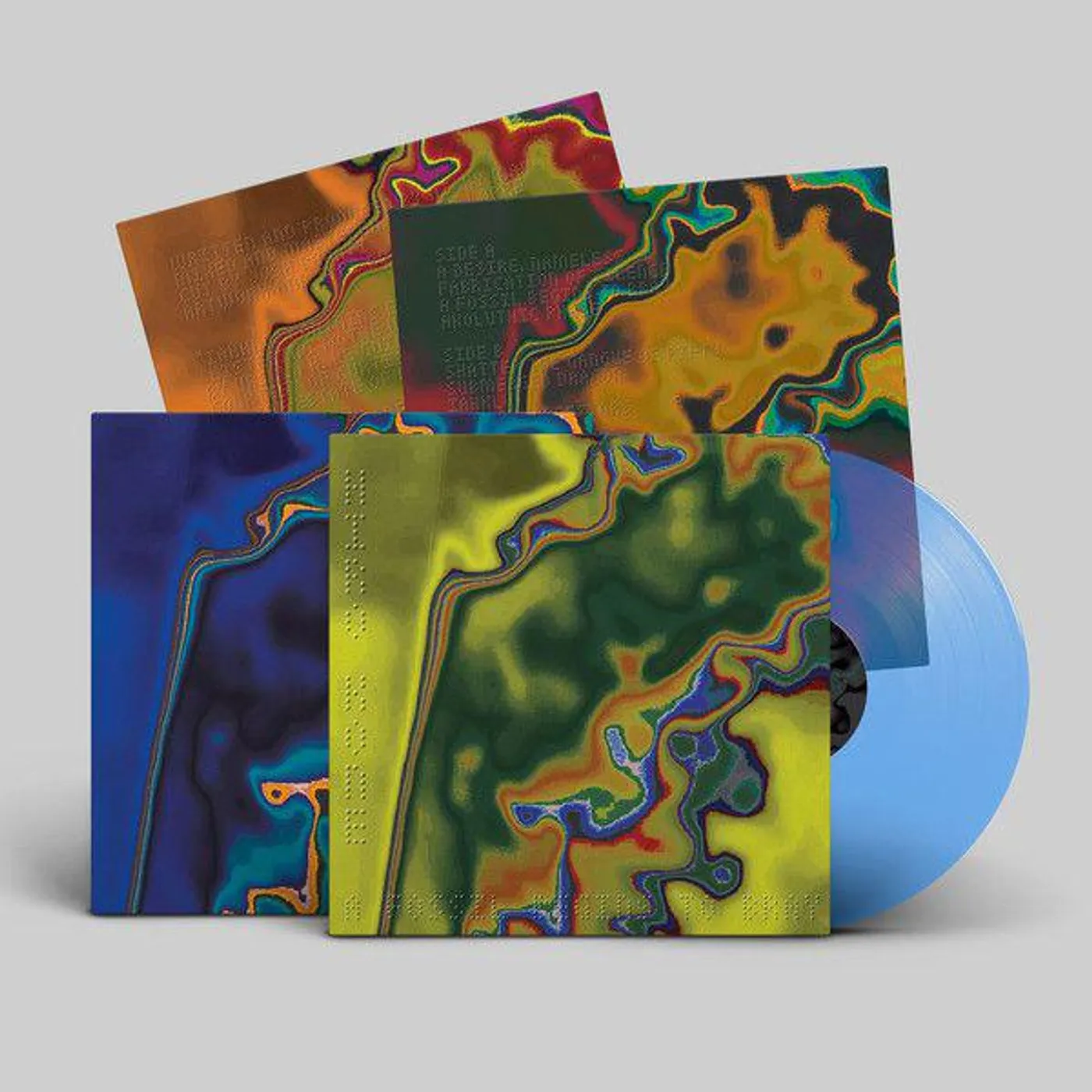 Hiro Kone FOSSIL BEGINS TO BRAY (CLEAR BLUE VINYL) Vinyl Record