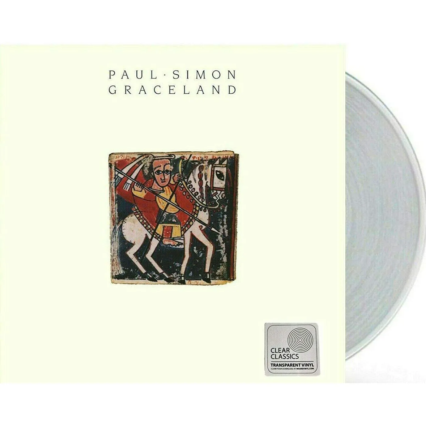 Paul Simon Graceland (Clear/Import) Vinyl Record