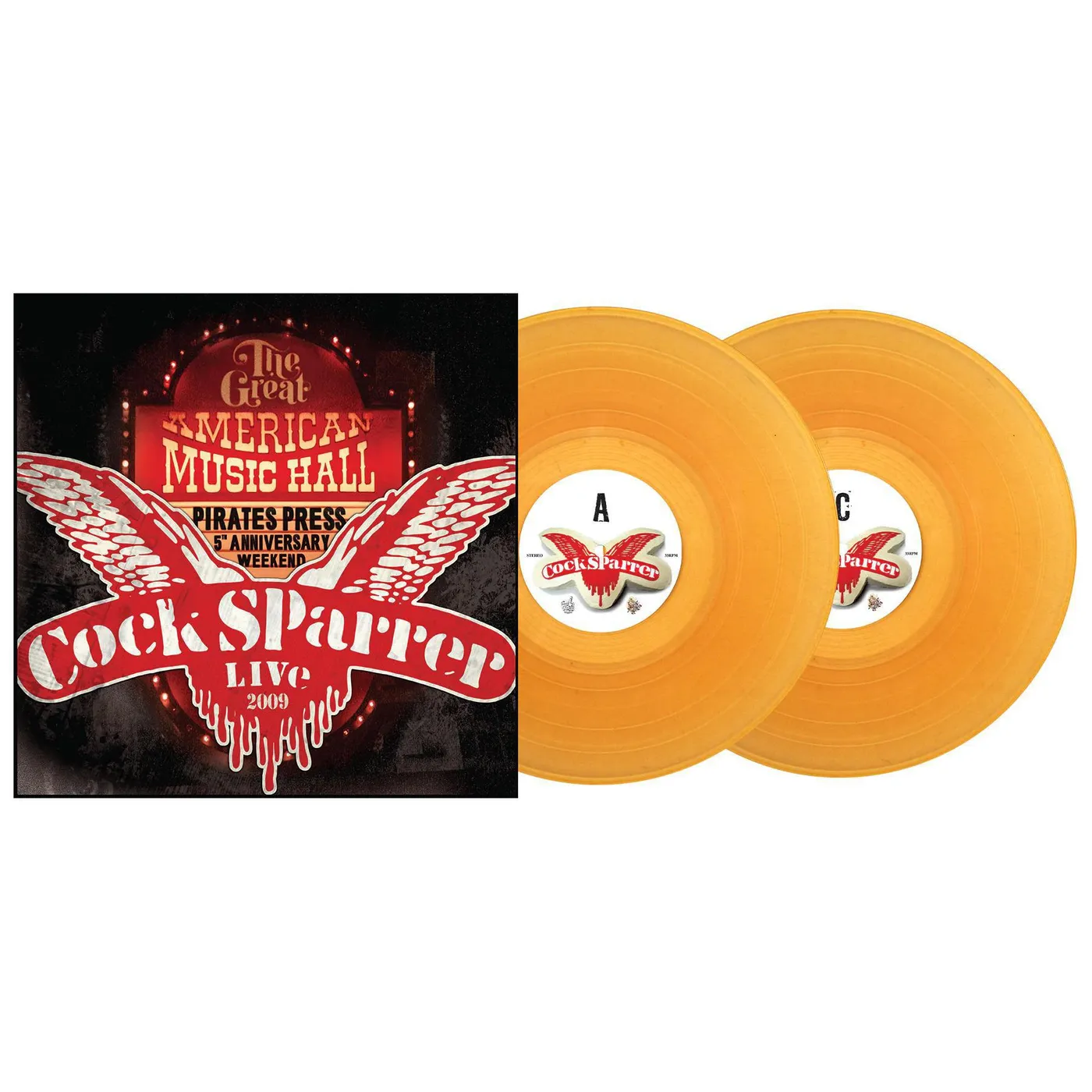 Cock Sparrer Back In SF (2LP/Beer Colored Vinyl) Vinyl Record