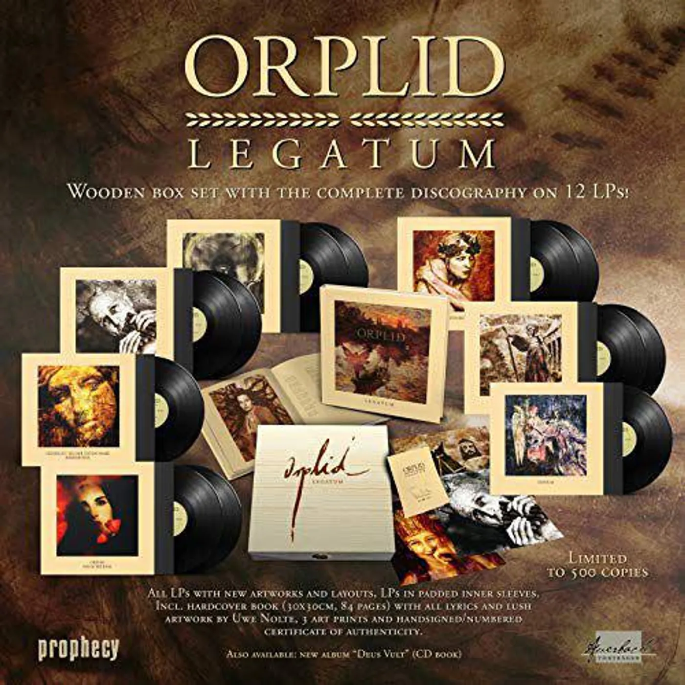 Orplid LEGATUM (12 LP WOODEN BOXSET + BOOK) Vinyl Record