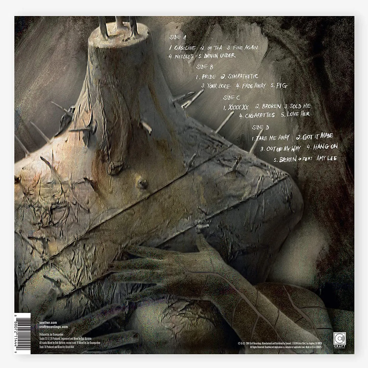 Seether DISCLAIMER II (2LP/Raspberry) Vinyl Record