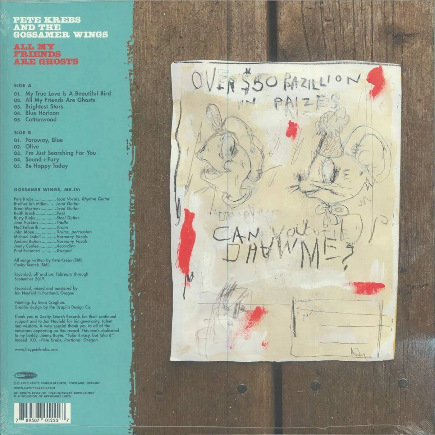 Pete Krebs and the Gossamer Wings All My Friends Are Ghosts (RSD) Vinyl Record