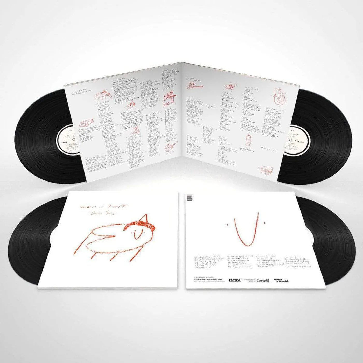 Men I Trust Oncle Jazz (Black Ice/2LP) Vinyl Record