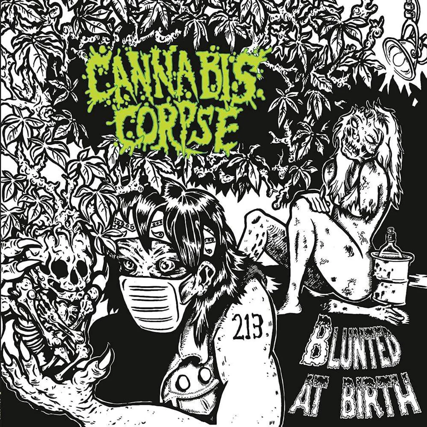 Cannabis Corpse BLUNTED AT BIRTH Vinyl Record