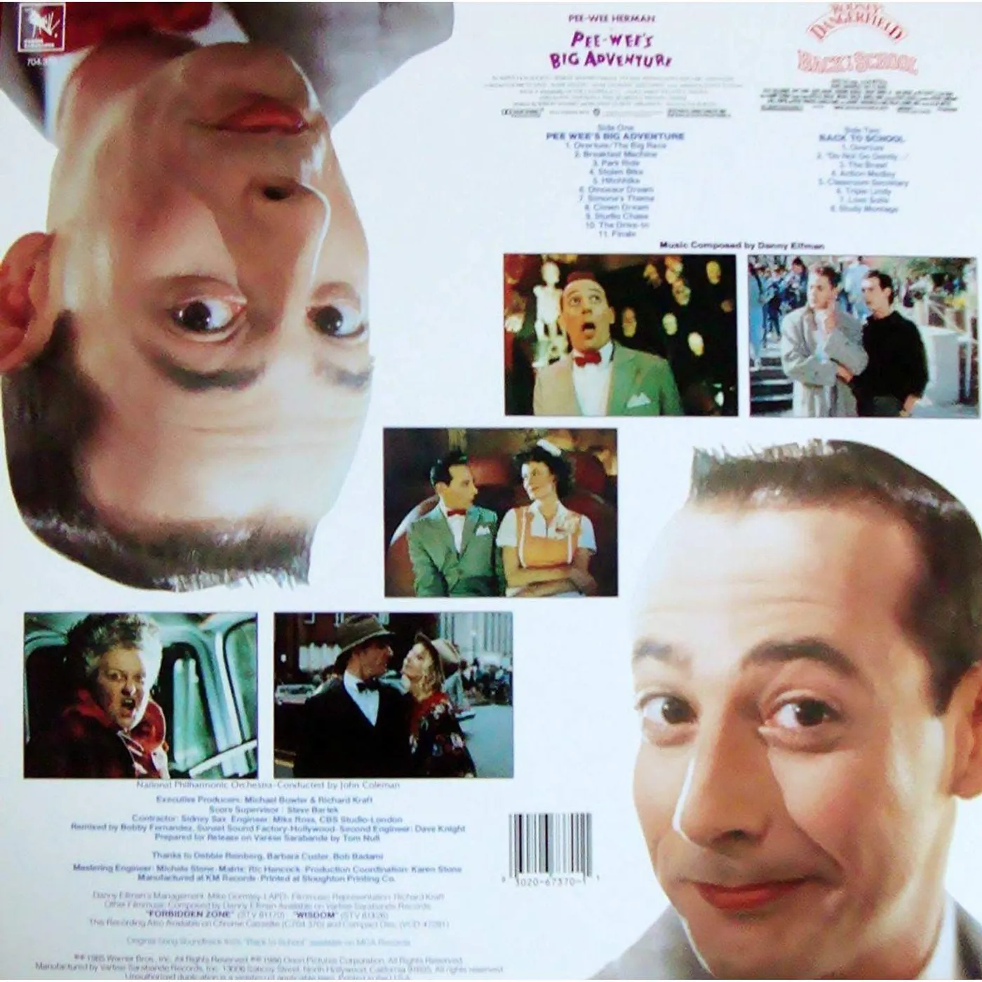 Danny Elfman Pee-wee's Big Adventure / Back to School (Original Motion Picture Scores) [Red] Vinyl Record