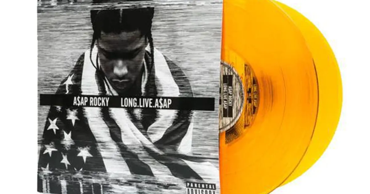 A$AP Rocky LONG.LIVE.A$AP (Pa/2LP/Yellow/Orange Vinyl Record