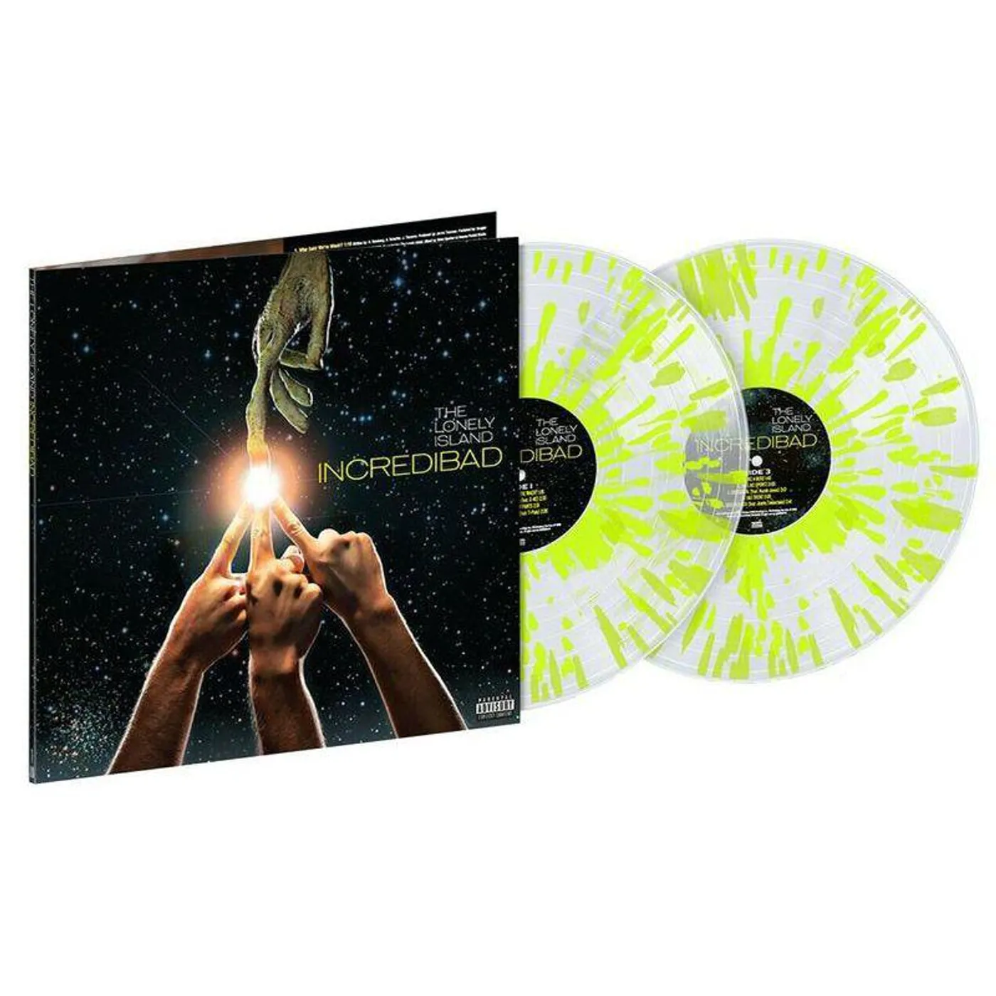 The Lonely Island  INCREDIBAD (2LP CLEAR/TRANSLUCENT YELLOW SPLATTER) Vinyl Record