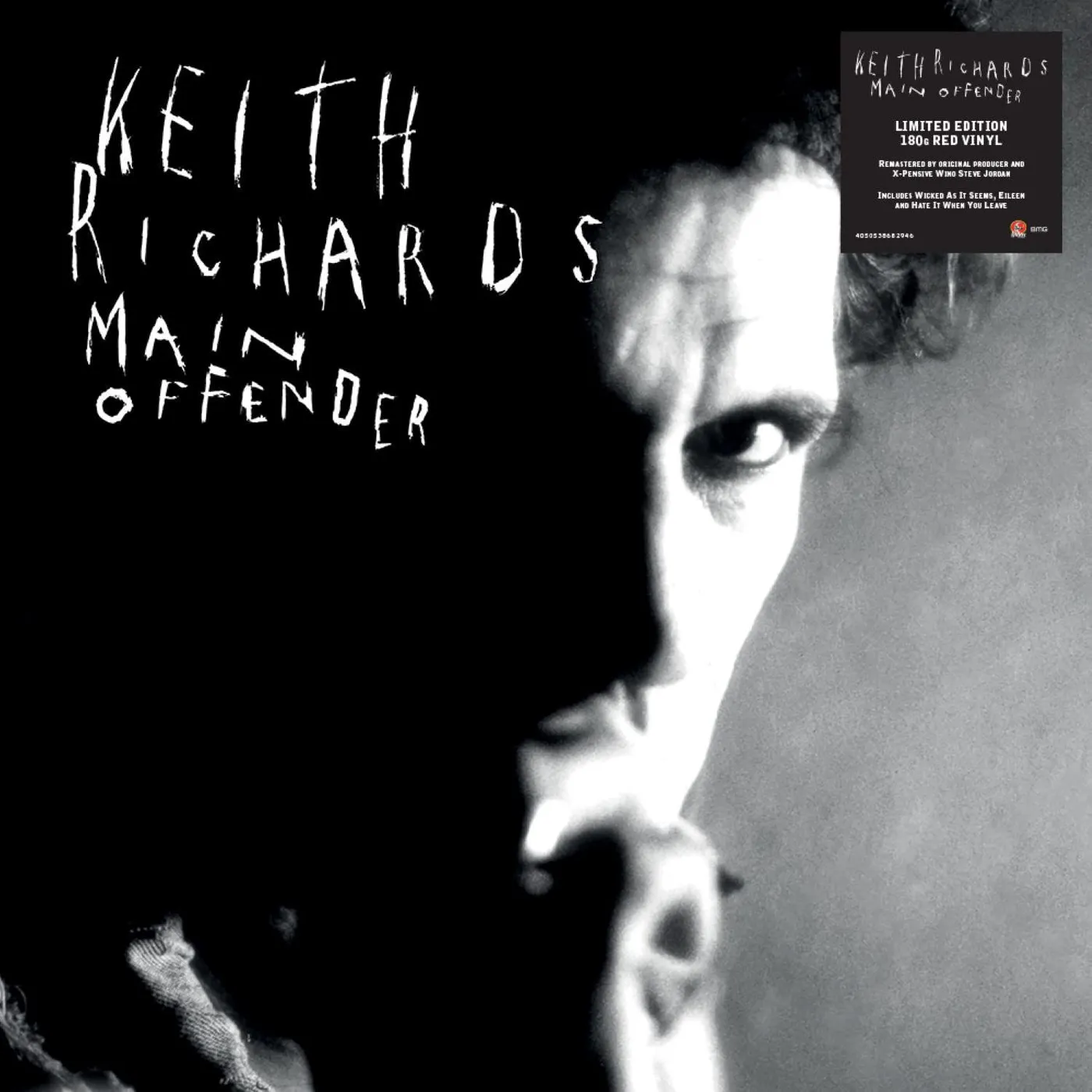 Keith Richards  MAIN OFFENDER (LIMITED EDITION RED) Vinyl Record
