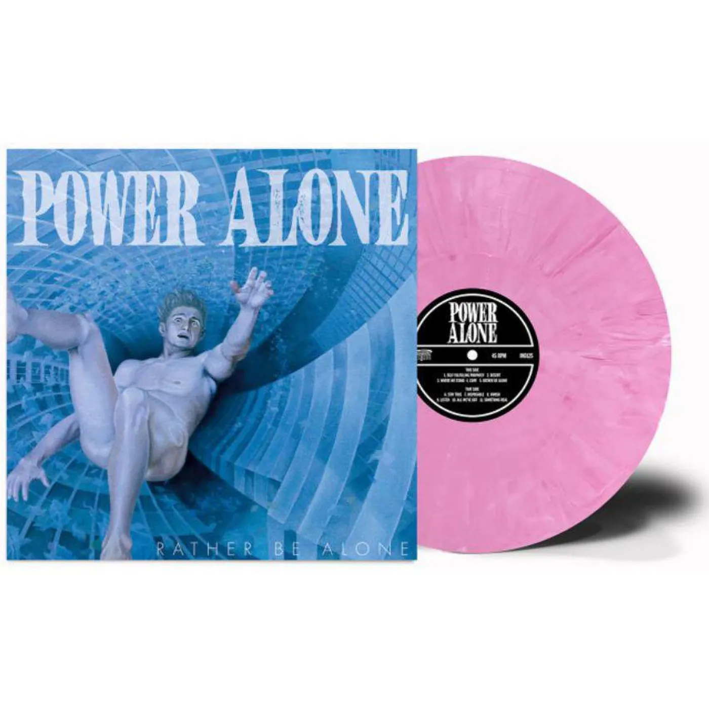 Power Alone Rather Be Alone (Pink Colored) Vinyl Record
