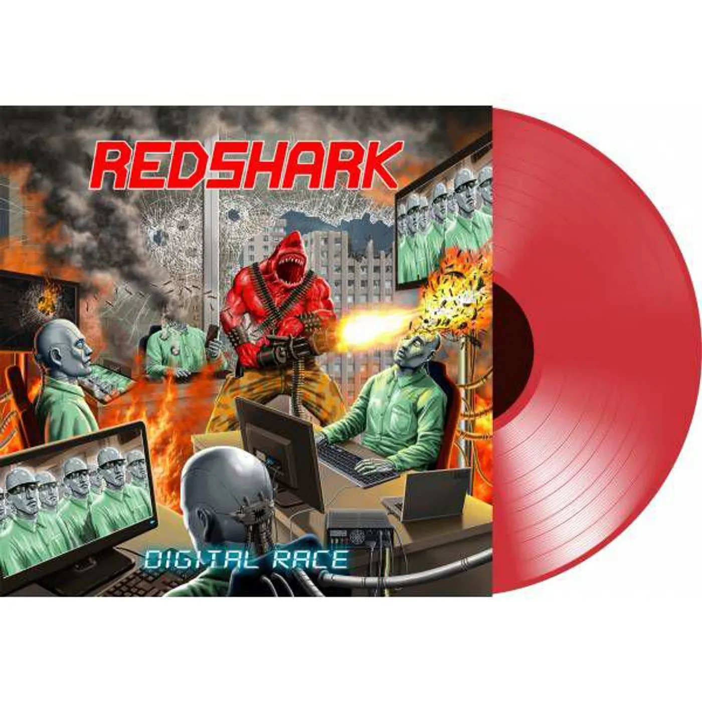 Redshark Digital Race (Limited Edition)Red Vinyl Record