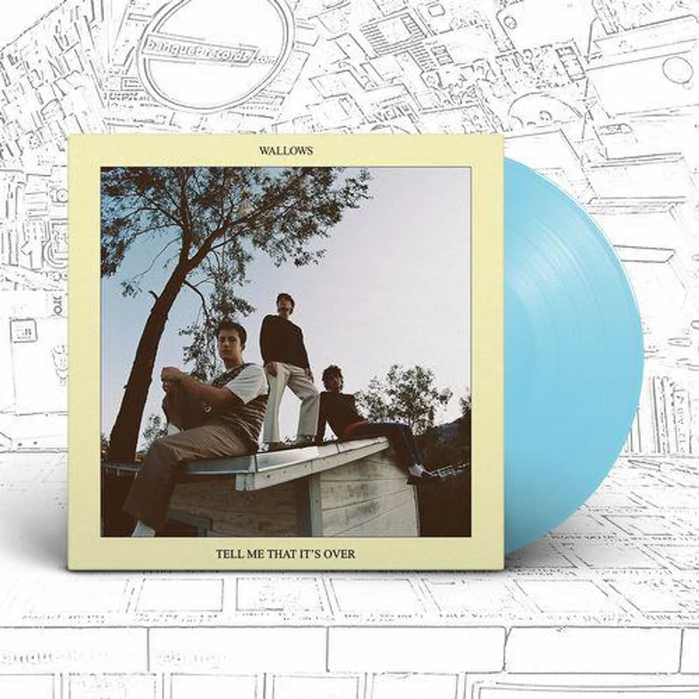 Wallows Tell Me That It's Over (Light Blue) Vinyl Record