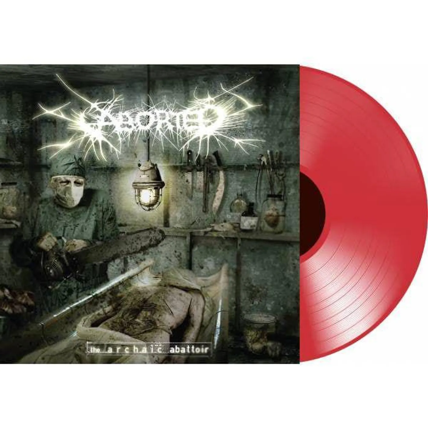 Aborted ARCHAIC ABATTOIR (LIMITED EDITION/RED VINYL) Vinyl Record
