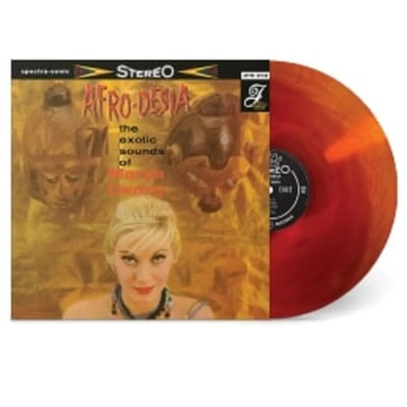 Martin Denny AFRO-DESIA (FLAME-ORANGE VINYL) Vinyl Record