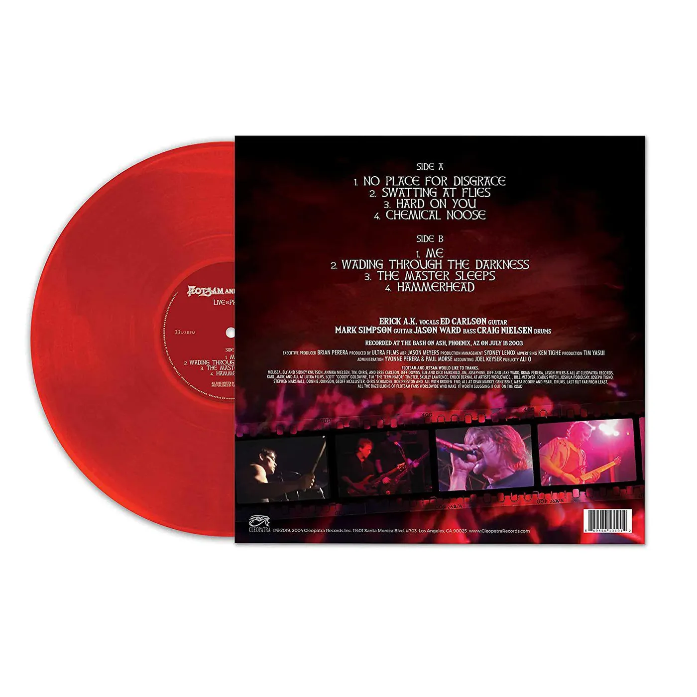 Flotsam & Jetsam LIVE IN PHOENIX (RED VINYL) Vinyl Record