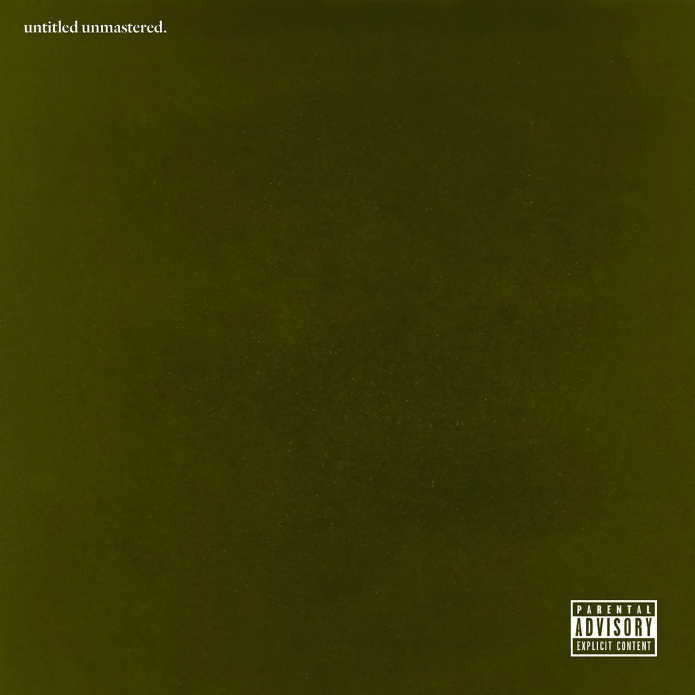 Kendrick Lamar untitled unmastered. Vinyl Record