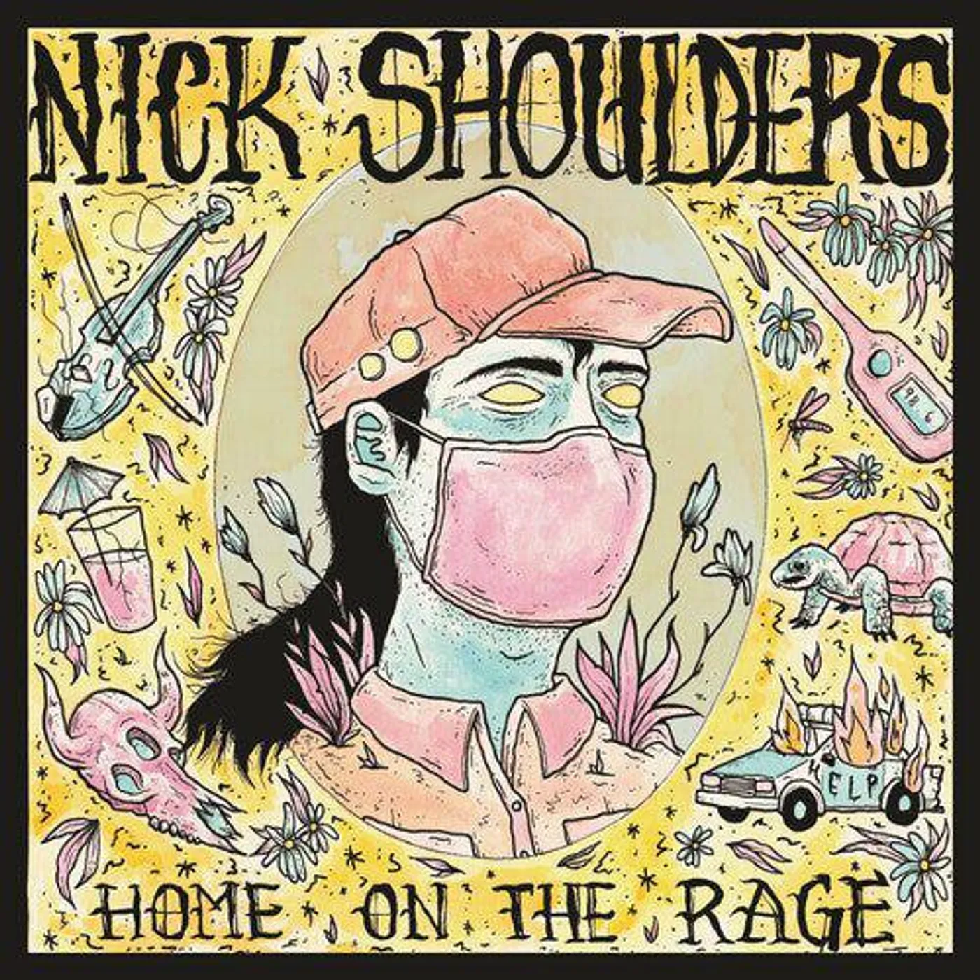 Nick Shoulders HOME ON THE RAGE (BLUE SWIRL VINYL/180G) Vinyl Record