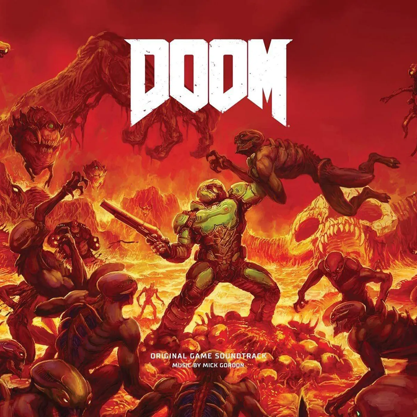 Mick Gordon Doom Original Game Soundtrack (4LP/Import) Vinyl Record